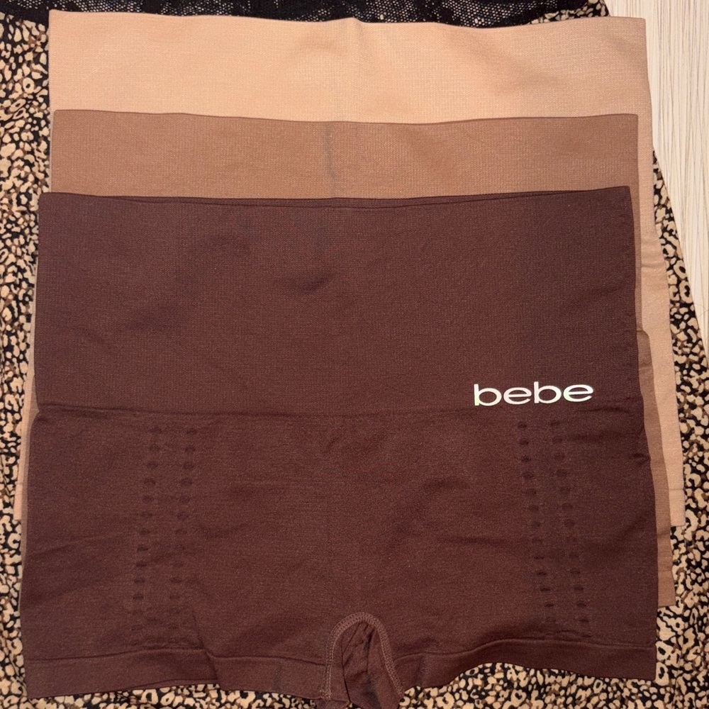 Bebe Women's Seamless Shaping Shorts Tummy Control Size 2X
